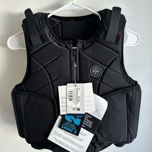 EquiTheme Black Body Protector Equestrian Riding Vest
